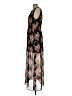 DR2 100% Polyester Paisley Black Casual Dress Size L - photo 5