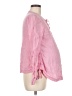 Gap - Maternity Pink Long Sleeve Blouse Size M - photo 4