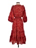 Max Studio Paisley Red Casual Dress Size S - photo 2