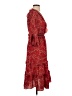 Max Studio Paisley Red Casual Dress Size S - photo 4