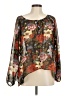 Central Park West 100% Polyester Black 3/4 Sleeve Blouse Size M - photo 1