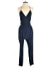 Lulus 100% Rayon Solid Blue Jumpsuit Size S - photo 1