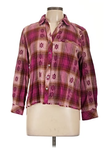 Westbound 3/4 Sleeve Button-Down Shirt (view 1)
