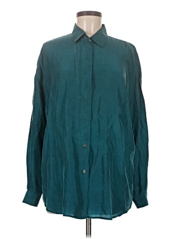 Assorted Brands Long Sleeve Silk Top (view 1)