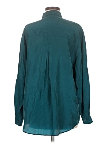 Assorted Brands Long Sleeve Silk Top (view 2)