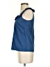 Boden 100% Cotton Blue Sleeveless Blouse Size 2 - photo 5