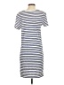 Universal Thread 100% Cotton Stripes Blue Casual Dress Size S - photo 2