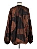 Zara Basic 100% Polyester Brown Long Sleeve Blouse Size M - photo 2