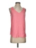 Ann Taylor 100% Polyester Pink Sleeveless Top Size XS - photo 1