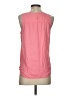 Ann Taylor 100% Polyester Pink Sleeveless Top Size XS - photo 2