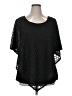 Notations Black Poncho Size 1X - photo 1