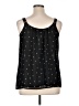 Lane Bryant 100% Polyester Black Sleeveless Blouse Size 14 - photo 2