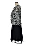 Karin Stevens 100% Polyester Paisley Black Cocktail Dress Size 10 - photo 5