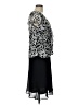 Karin Stevens 100% Polyester Paisley Black Cocktail Dress Size 10 - photo 4