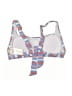Jessica Simpson Stripes Blue Swimsuit Top Size S - photo 2