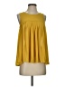 XXI 100% Polyester Yellow Sleeveless Blouse Size S - photo 1