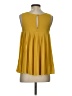 XXI 100% Polyester Yellow Sleeveless Blouse Size S - photo 2