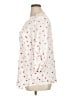 Torrid Hearts Ivory 3/4 Sleeve Button-Down Shirt Size 3X Plus (3) - photo 5