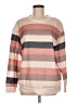 Shein 100% Polyester Stripes Tan Pullover Sweater Size M - photo 1