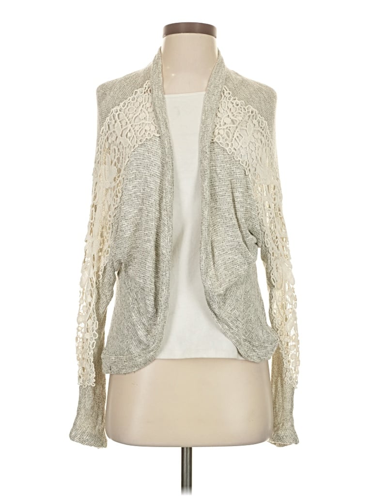 Pre-owned En Creme Cardigan Sweater In White