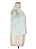Liv 100% Rayon Green Short Sleeve Top Size XL - photo 4
