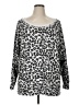 American Eagle Outfitters Animal Print Silver Pullover Sweater Size XL - photo 1