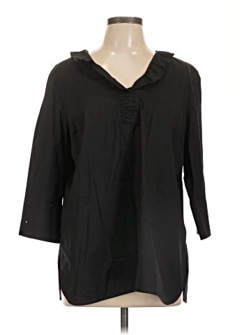 MING WANG 3/4 Sleeve Blouse (view 1)