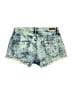 Blank NYC Tie-dye Blue Denim Shorts Size 26 waist - photo 2
