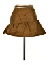 SOLADO 100% Polyester Solid Brown Casual Skirt Size XS - photo 2