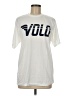 Unbranded 100% Polyester Ivory Short Sleeve T-Shirt Size M - photo 1
