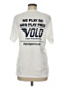 Unbranded 100% Polyester Ivory Short Sleeve T-Shirt Size M - photo 2