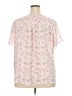Collective Concepts 100% Polyester Pink Short Sleeve Blouse Size 2X - photo 2