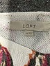 Ann Taylor LOFT Paisley Ivory Pullover Sweater Size XXL - photo 7