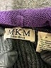 MKM Designs Color Block Purple Turtleneck Sweater Size M - photo 7