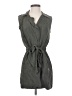 Elevenses 100% Cupro Gray Sleeveless Button-Down Shirt Size XS - photo 1