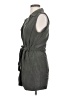 Elevenses 100% Cupro Gray Sleeveless Button-Down Shirt Size XS - photo 5