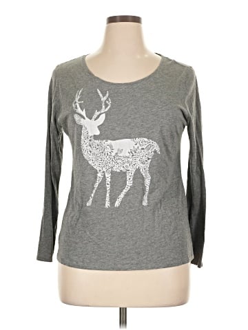 Ann Taylor Factory Long Sleeve Top (view 1)