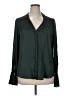 Paige 100% Polyester Green Long Sleeve Blouse Size XL - photo 1