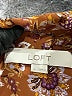 Ann Taylor LOFT Brown Long Sleeve Blouse Size L - photo 7