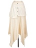 Shein Solid Ivory Formal Skirt Size L - photo 1