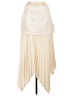 Shein Solid Ivory Formal Skirt Size L - photo 2