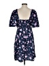 Draper James 100% Polyester Floral Blue Casual Dress Size S - photo 2