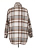 Noisy May Plaid Brown 3/4 Sleeve Button-Down Shirt Size EU 46 / US 16 - photo 2