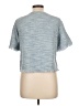 Zara TRF Blue Short Sleeve Top Size L - photo 2