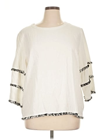 Cynthia Rowley 3/4 Sleeve Top (view 1)