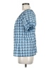 J.Crew Blue Short Sleeve Blouse Size 6 - photo 5