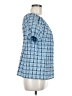 J.Crew Blue Short Sleeve Blouse Size 6 - photo 4