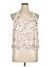 Tiny 100% Rayon Ivory White Sleeveless Blouse Size L - photo 1