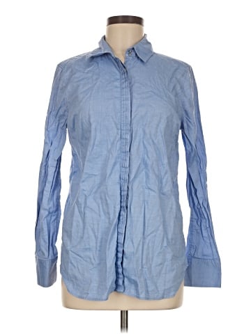 White House Black Market Long Sleeve Button-Down Shirt (view 1)