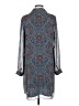 CAbi Paisley Blue Casual Dress Size M - photo 2
